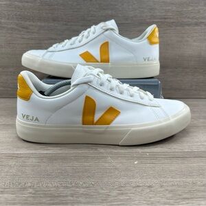 VEJA Campo Extra White/ Ouro (Yellow) Low Top Woman’s Size 10